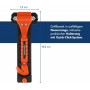 FIRST AID ONLY Marrteau de secours 2 en 1, orange, pack de 2