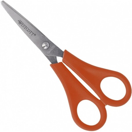 WESTCOTT Ciseaux de bricolage pour enfants, rouge