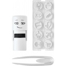 COLOP Kit tampon motif \"LITTLE NIO\" bujo, blanc