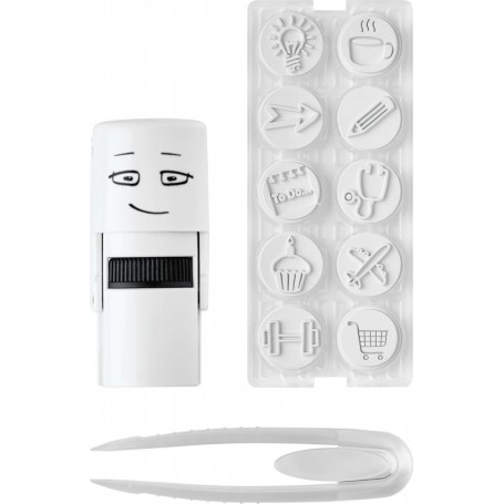 COLOP Kit tampon motif \"LITTLE NIO\" bujo, blanc