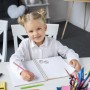 COLOP Kit tampon motif \"LITTLE NIO\" enseignant, blanc
