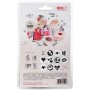 COLOP Kit tampon motif \"LITTLE NIO\" amour, blanc