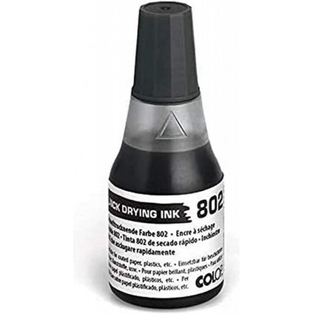 COLOP Encre pour tampon encreur 802, schage rapide, noir