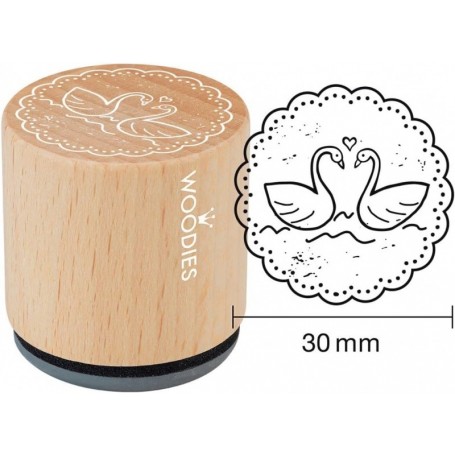COLOP Tampon motif Woodies \"cygnes\"