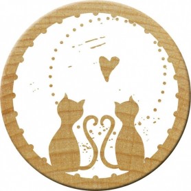 COLOP Tampon motif Woodies \"chats\"