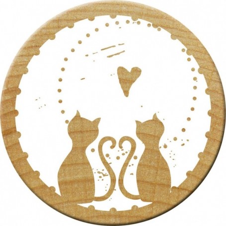 COLOP Tampon motif Woodies \"chats\"