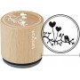 COLOP Tampon motif Woodies \"ballons en forme de coeur\"