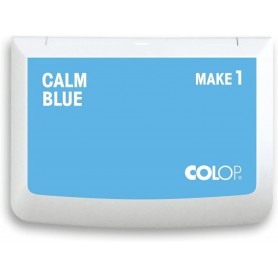 COLOP Tampon encreur MAKE 1, 90 x 50 mm, calm blue