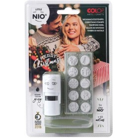 COLOP Kit tampon motif \"LITTLE NIO\" Nol, gris