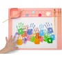 WEDO Tapis de peinture en silicone, rose