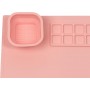 WEDO Tapis de peinture en silicone, rose