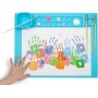 WEDO Tapis de peinture en silicone, bleu clair