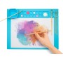 WEDO Tapis de peinture en silicone, bleu clair