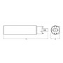 LEDVANCE Ampoule LED DULUX D/E, 7 watts, G24q-2 (830)