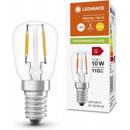 LEDVANCE Ampoule LED SPECIAL T26, 1,3 Watt, E14