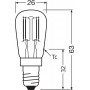 LEDVANCE Ampoule LED SPECIAL T26, 1,3 Watt, E14