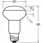 LEDVANCE Ampoule LED R63 DIM, 4,9 Watt, E27 (927)