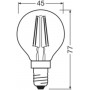 LEDVANCE Ampoule LED CLASSIC P, 4 Watt, E14