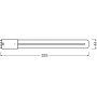 LEDVANCE Ampoule LED DULUX L, 12 watts, 2G11 (840)
