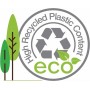 RAPESCO Agrafeuse plat ECO Less Effort, blanc