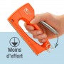 TACWISE Agrafeuse manuelle Z2 53-13L, plastique, orange/