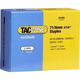 TACWISE Agrafes 71/8 mm galvanises, 20.000 pices