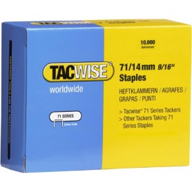 TACWISE Agrafes 71/14 mm galvanises, 10.000 pices