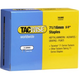TACWISE Agrafes 71/16 mm galvanises, 10.000 pices