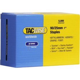 TACWISE Agrafes troites 90/25 mm galvanises, 5.000 pices