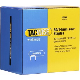 TACWISE Agrafes 80/14 mm galvanises, 10.000 pices