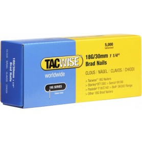 TACWISE Clous 18G/30 mm, 5.000 pices