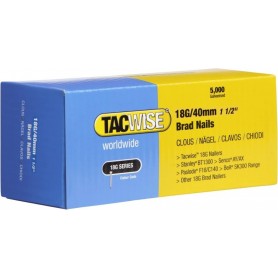TACWISE Clous 18G/40 mm, 5.000 pices