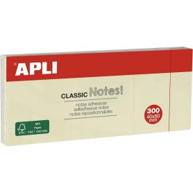APLI Notes adhsives \"CLASSIC Notes!\", 40 x 50 mm, jaune