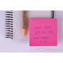 APLI Notes adhsives \"FUNNY Notes!\", 75 x 75 mm, rose fluo