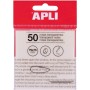 APLI Notes adhsives, 75 x 75 mm, incolore transparent