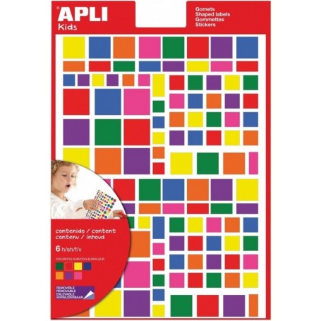 APLI kids Gommettes \"Carr\", en sachet