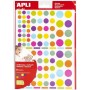 APLI kids Gommettes \"Rond\", couleurs pastel, assorti