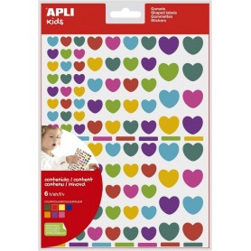 APLI kids Gommettes \"Coeur\", en sachet