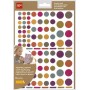 APLI kids Gommettes \"Rond\", kraft nature, en sachet
