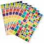 APLI kids Gommettes \"Carr\" couleurs mtallises, assorti