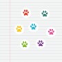 APLI kids Gommettes \"Empreintes de chat\", en sachet