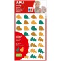 APLI kids Gommettes \"Feuilles d\'arbre\", en sachet