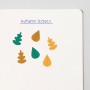 APLI kids Gommettes \"Feuilles d\'arbre\", en sachet