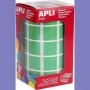 APLI Kids Gommette de couleur \"carr\", en rouleau, vert