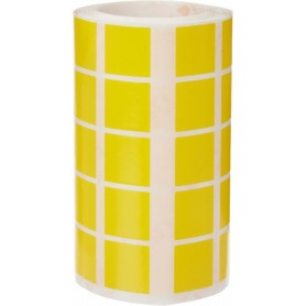 APLI Kids Gommette de couleur \"carr\", en rouleau, jaune