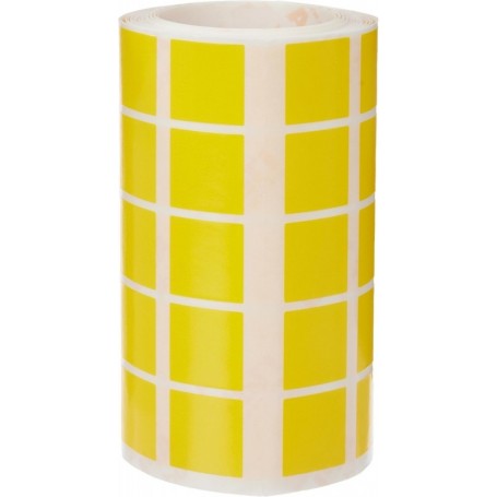 APLI Kids Gommette de couleur \"carr\", en rouleau, jaune
