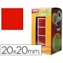 APLI Kids Gommette de couleur \"carr\", en rouleau, rouge