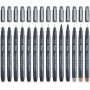 Pentel Feutre technique permanent Pointliner, set de 14