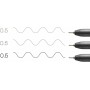 COPIC Feutre fin MULTILINER, set de 3, gris/noir