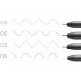 COPIC Feutre fin MULTILINER, set de 4, gris